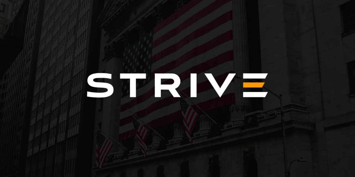 비트코인 재무 전략 기업 Strive, Strategy의 STRC 우선주 5,000만 달러 투자
