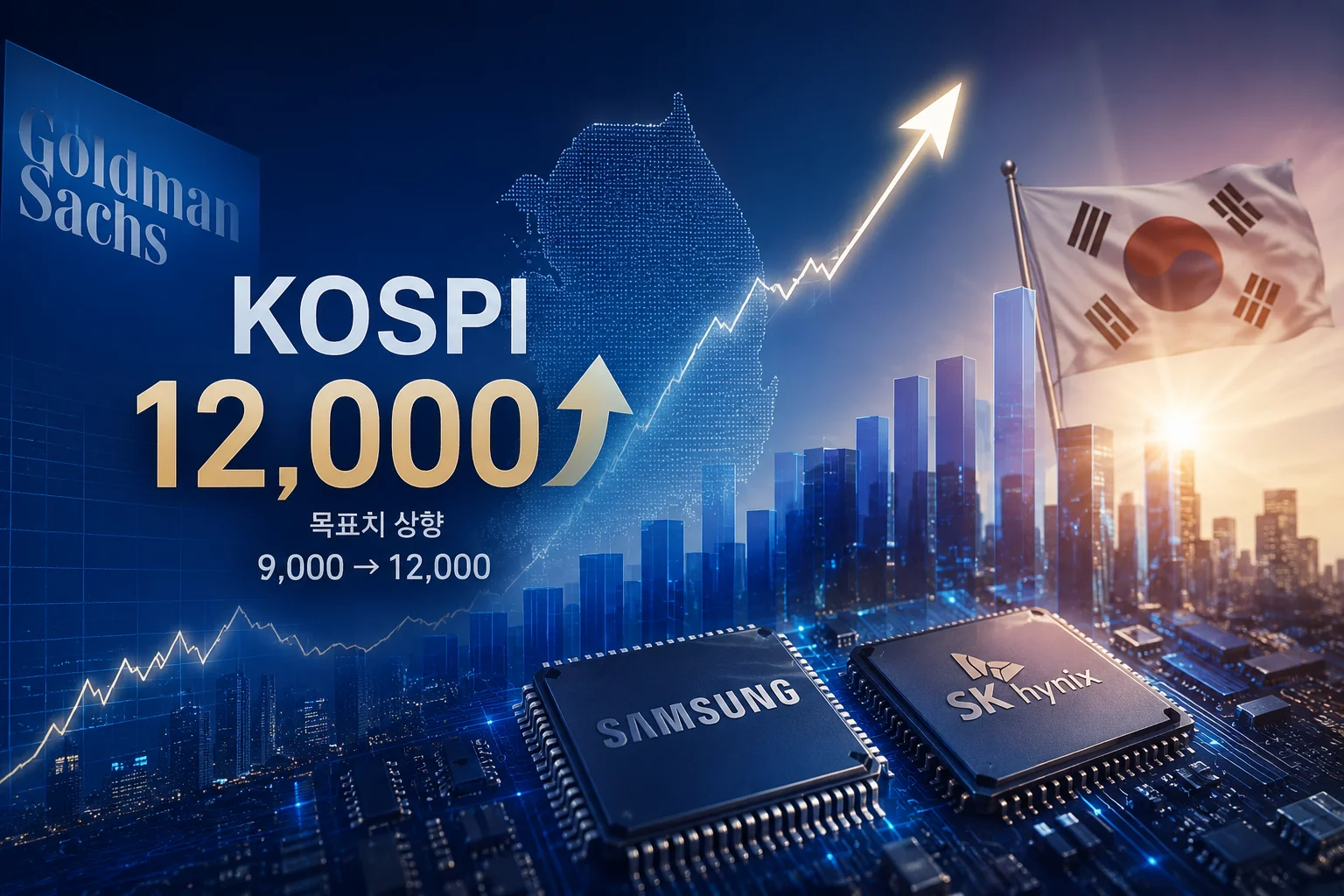 골드만삭스 "코스피 12000 간다"…메모리 슈퍼사이클 전망에 목표치 대폭 상향
