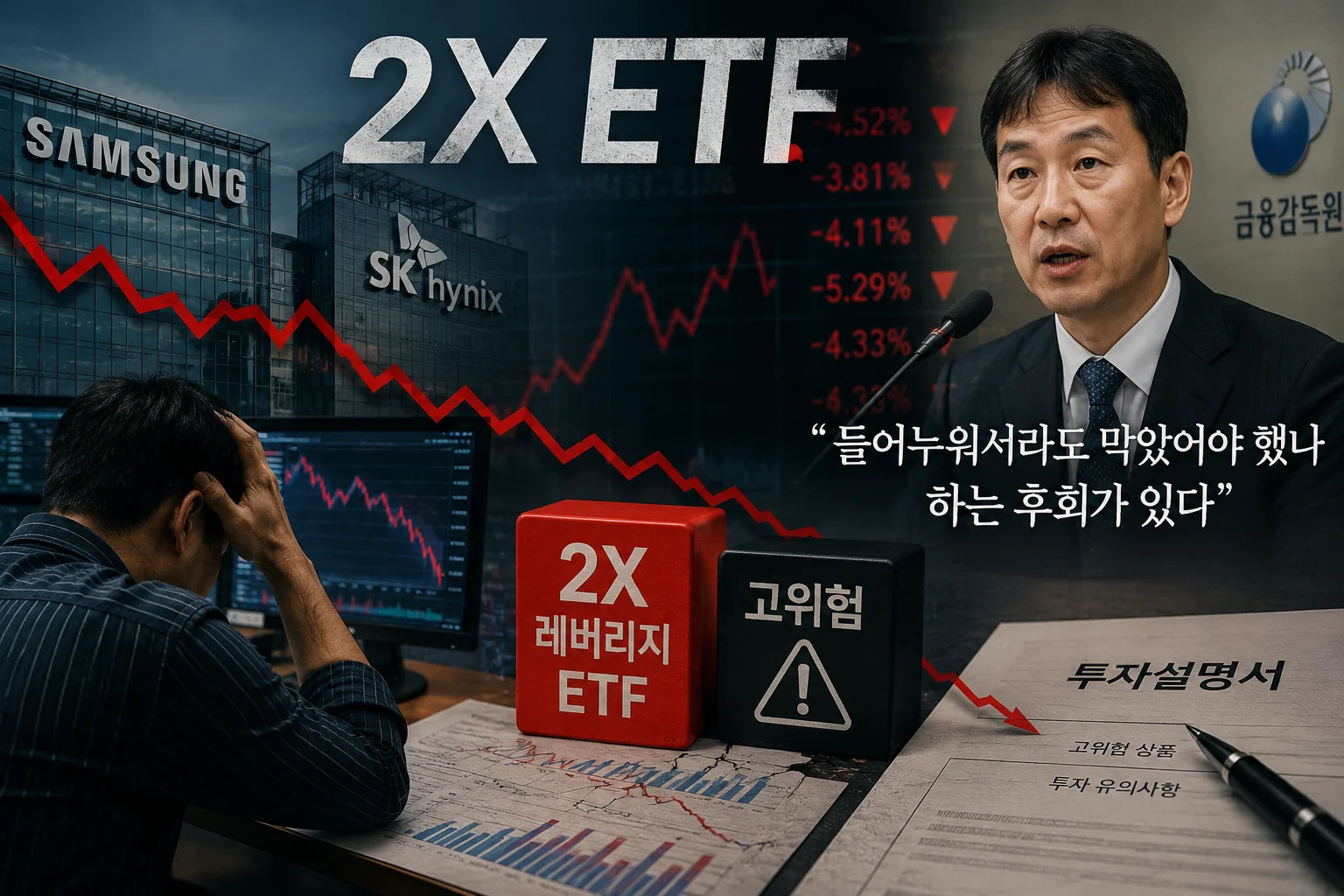 "드러누워서라도 막았어야 했나"... 금감원장 발언에 커지는 레버리지 ETF 논란