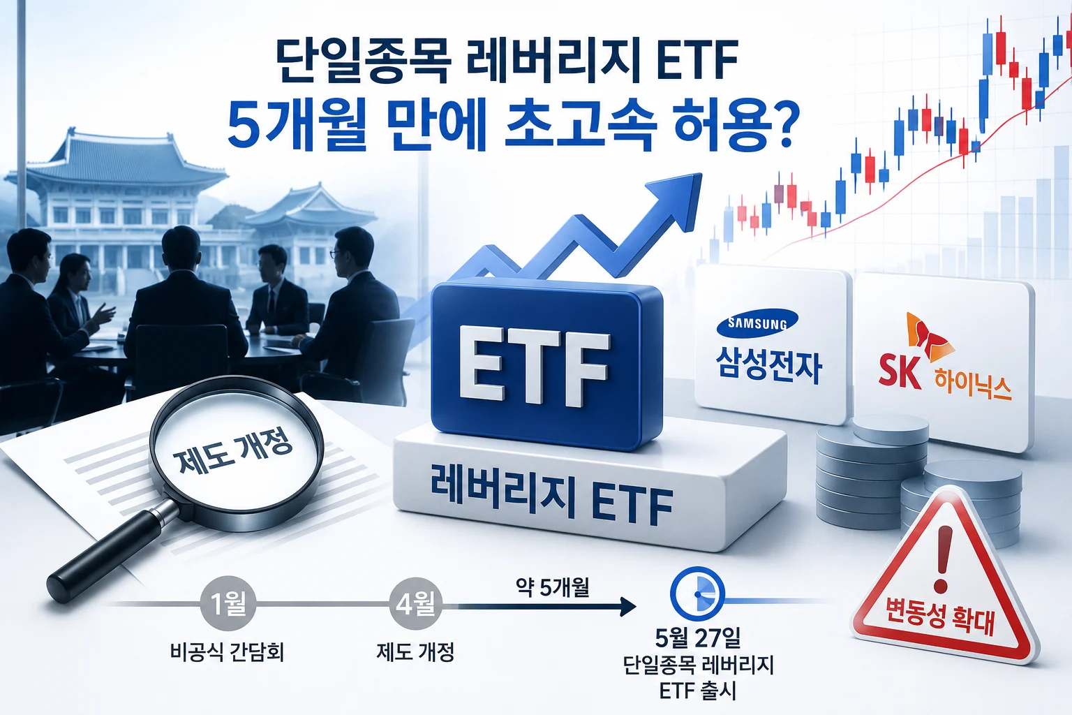 "5개월 만에 초고속 허용"…단일종목 레버리지 ETF, 누가 밀어붙였나