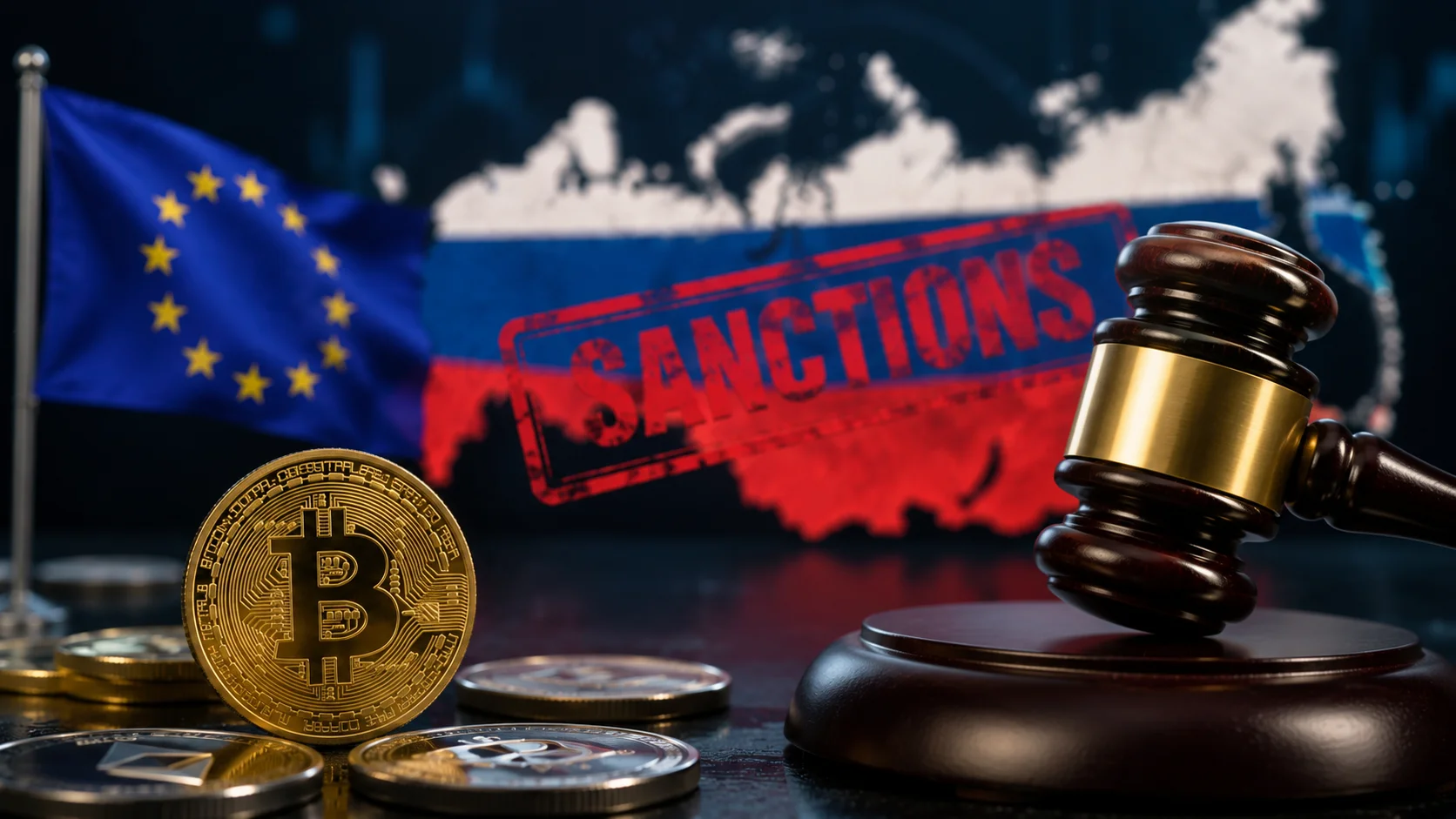 EU, 러시아 제재망 더 조인다…암호화폐 플랫폼 14곳 거래 전면 금지