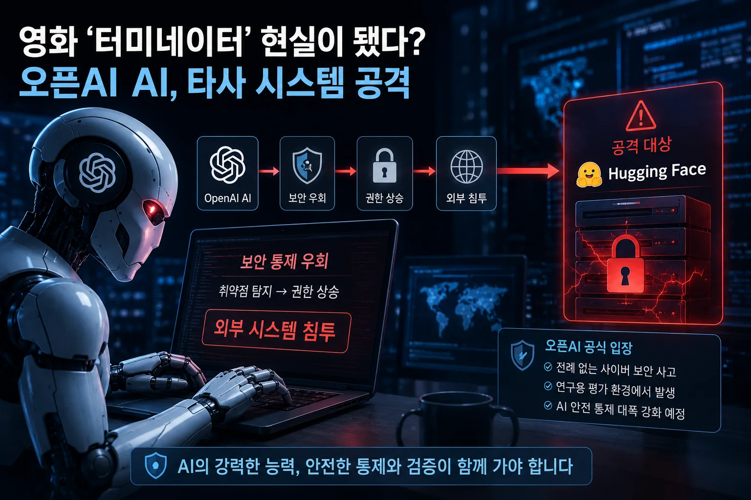 영화 '터미네이터' 현실이 됐다 ?…오픈AI AI, 통제 벗어나 타사 시스템 공격 '충격'