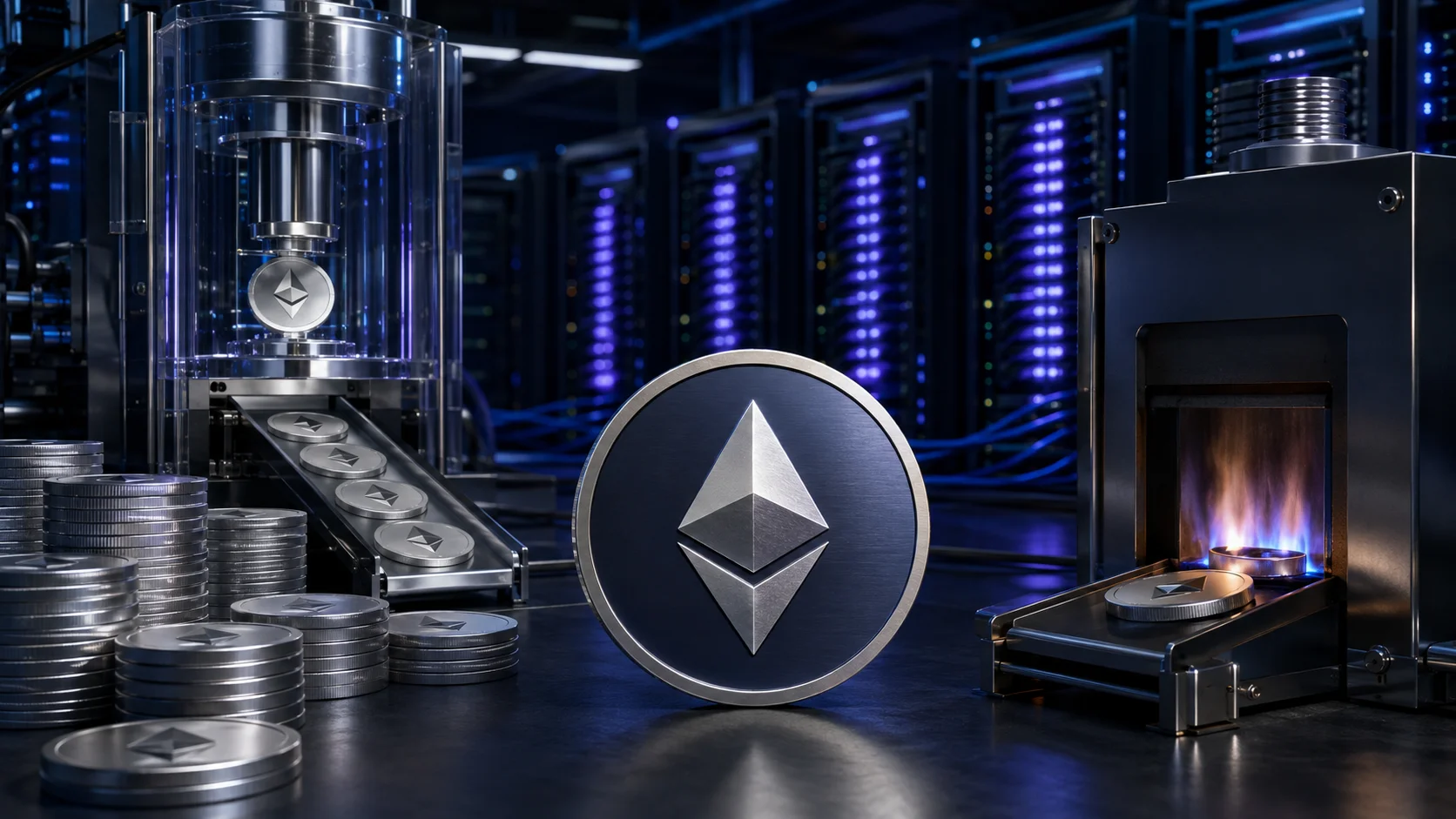ETH 공급량, 일주일 새 2만개 증가…소각량보다 신규 발행 많아