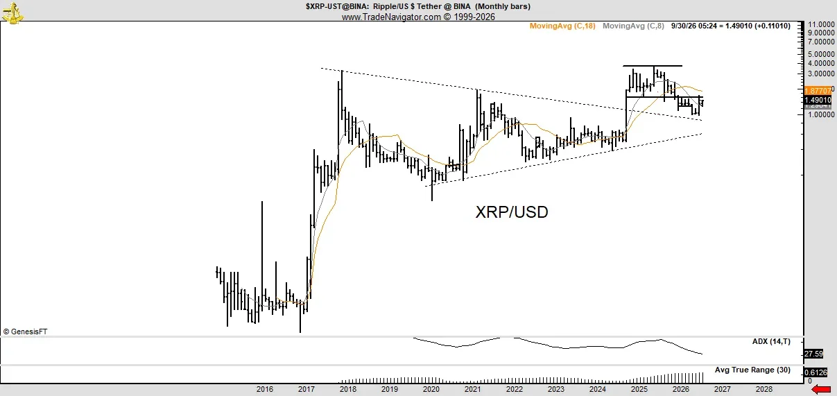 피터 브랜트 "XRP 장기 목표가는 $5.4"