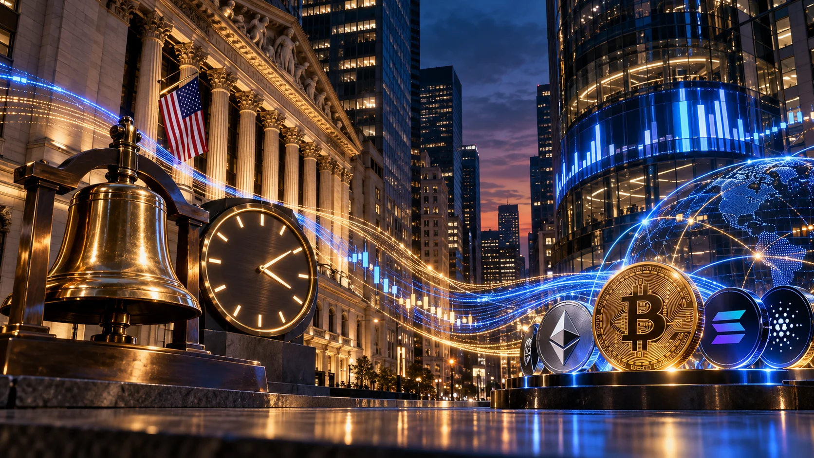 NYSE·나스닥, 주식 거래시간 확대…24시간 암호화폐 시장과 경쟁