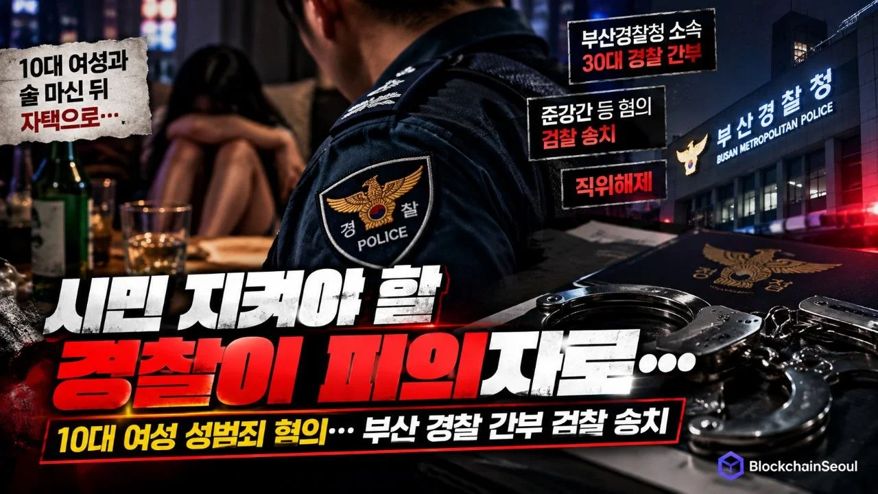 “시민 지켜야 할 경찰이 피의자로”…10대 여성 성범죄 혐의에 충격