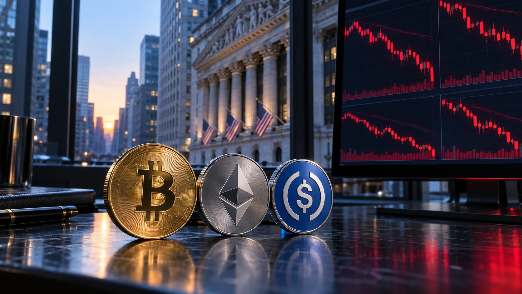 美 프리마켓 암호화폐 관련주 동반 하락…서클 2.88%↓