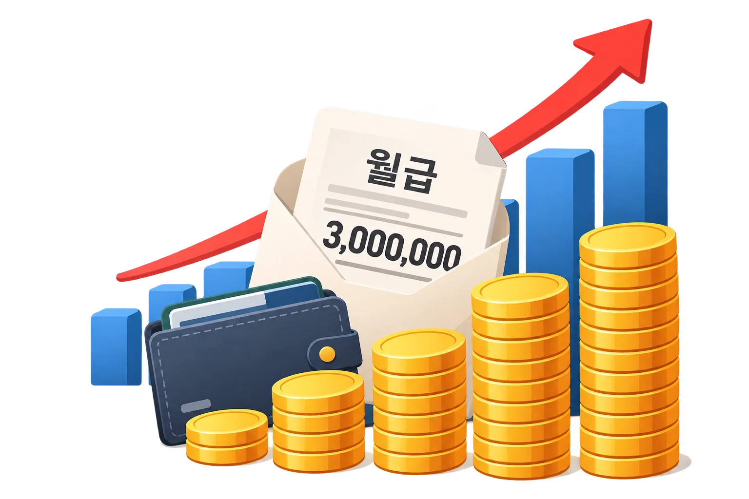 “월급 300만원 넘는 직장인 절반 돌파”…500만원 이상 비중도 역대 최대