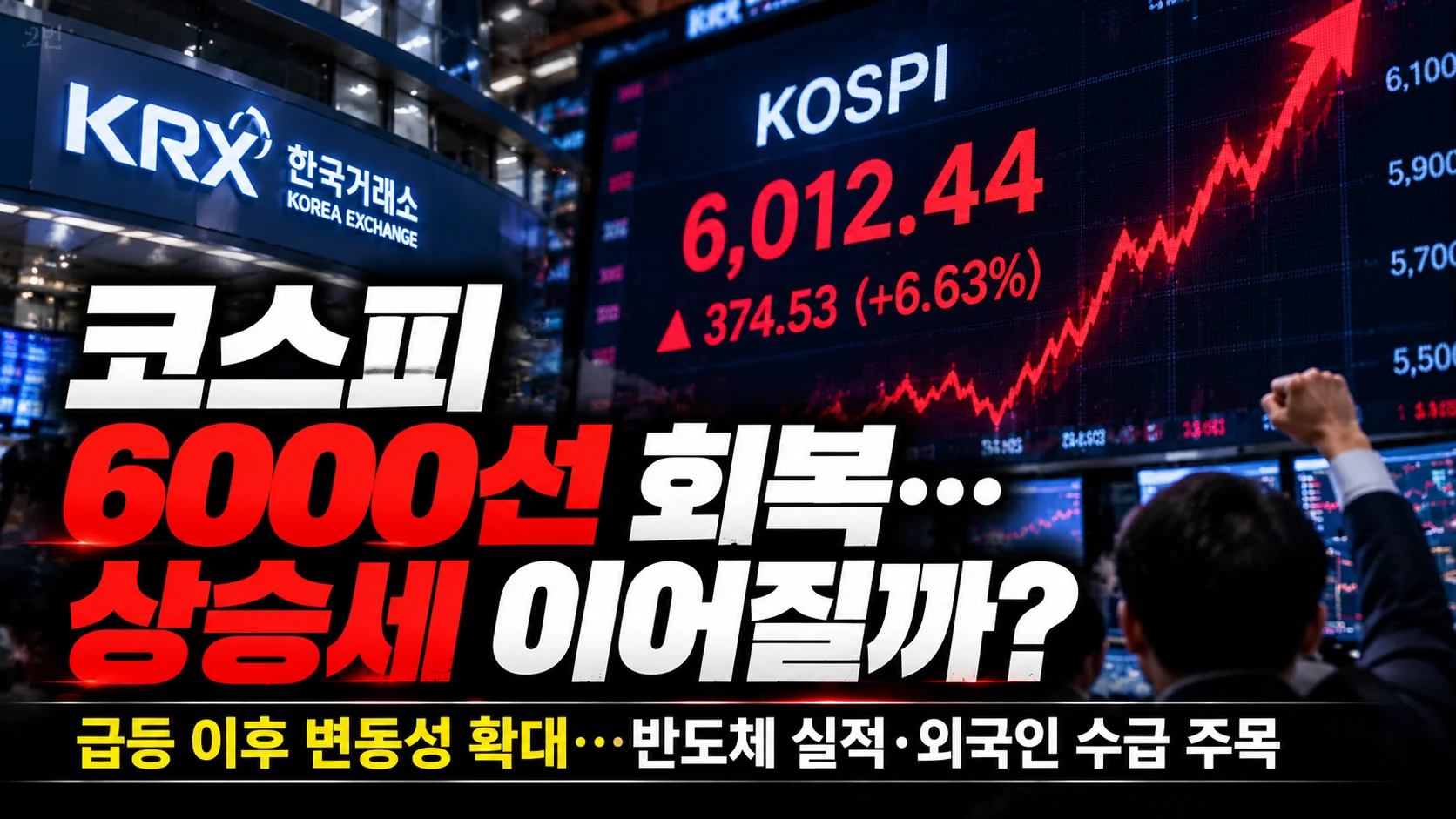 코스피 6000선 회복…상승세 이어질까?